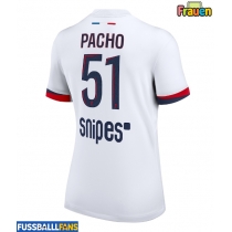 Paris Saint-Germain Willian Pacho #51 Auswärtstrikot Frauen 2025-26 Kurzarm